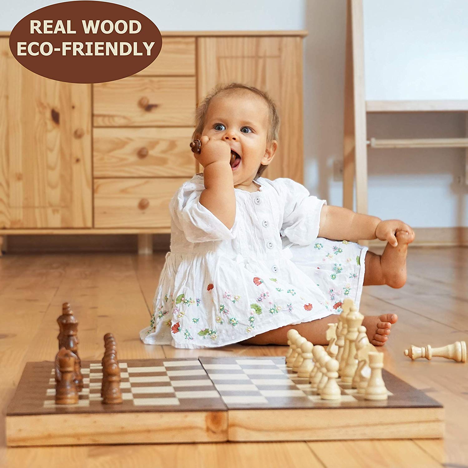 Montessori Toys Toddler Gift Wooden Peg Board Game Token Wooden Jumping  Chess Game Pawns - China Board Game and Chess Set price