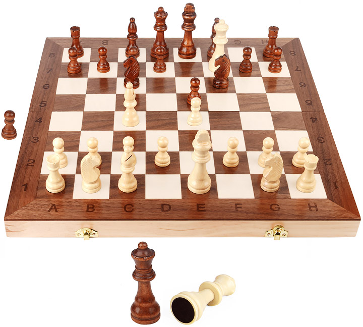 Magnetspel 3in1 Folding Chess Set Game Chess Game Set Crafted Chees. 