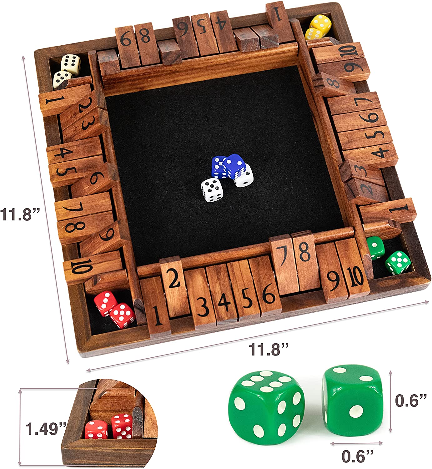 board game: Big Game Box: 12 Games/ Playing Pieces/ Dice